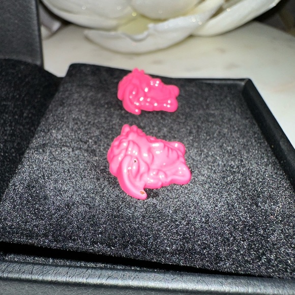 Versace enamel earrings NEW (AUTHENTIC) - Picture 4 of 9